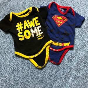 Superhero onesie set